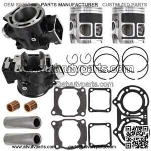 347cc Bore Cylinder Piston Gasket Kit for Yamaha Banshee 350 2GU-11321 1987-2006