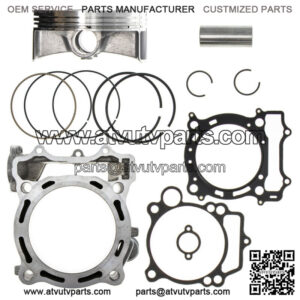 450cc Cylinder Piston Gasket Kit for Yamaha YFZ450 5TG-11633 2004-2009 2012-2013