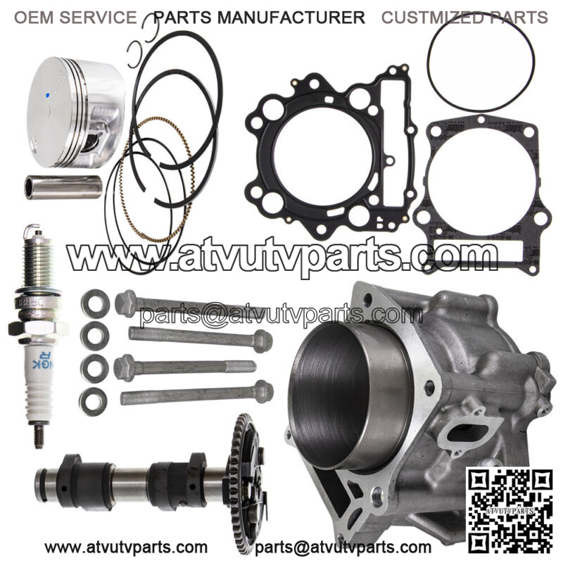 Cylinder Piston Gasket Kit for Yamaha Grizzly Rhino 660 5KM-11310 2002-2008 - Image 2
