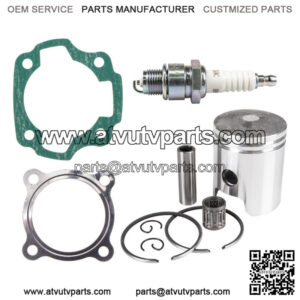 Gasket Piston Rings Spark Plug Kit for Yamaha Y-Zinger PW80