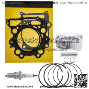 Standard Bore Piston Gasket Ring Kit for Yamaha Raptor Grizzly Rhino 660