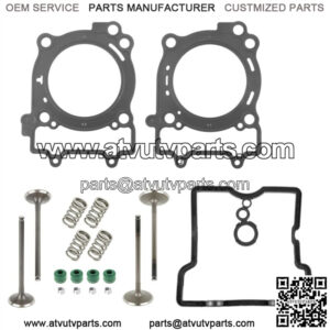 Cylinder Head Intake Exhaust and Engine Gasket Kit For Polaris RZR 570 2012 2013