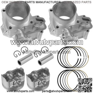 Front Rear Cylinder Piston Ring fits Kawasaki Brute Force 750 KVF750 05-11 85 mm