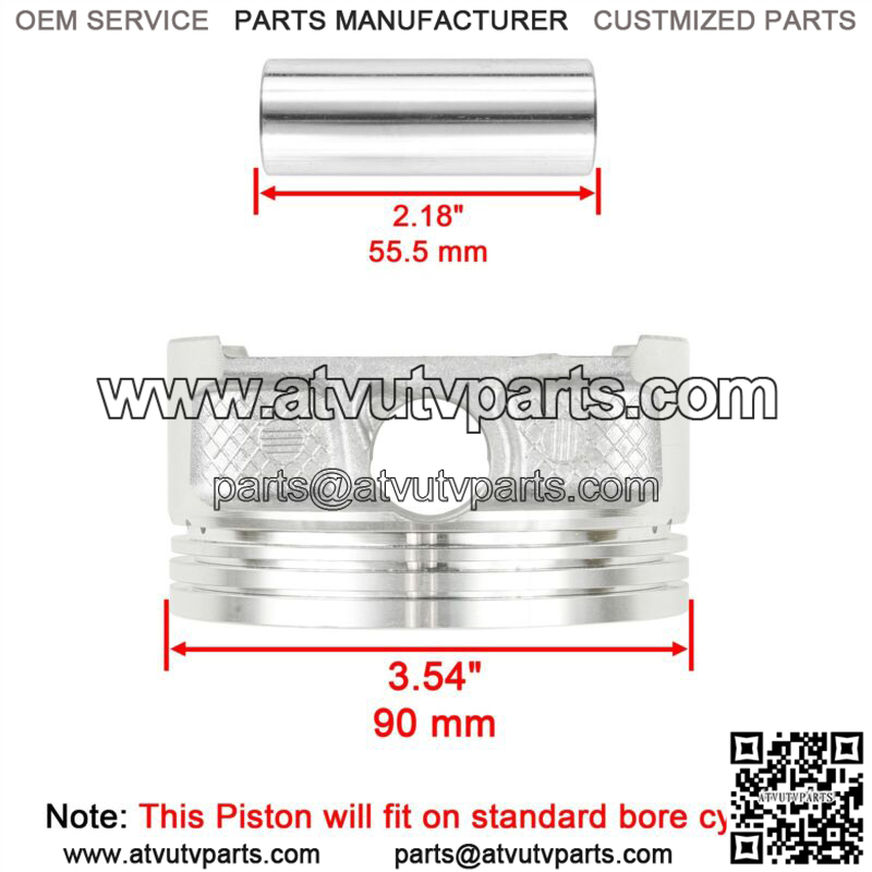 Cylinder Piston Ring fits Can-am Commander 800R / Commander Max 800R 2011-2020 - Image 4