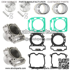 2 Cylinder Piston Ring Gasket for Can-am Traxter HD8 / Traxter Max HD8 2016-2021 (For: Can-Am)