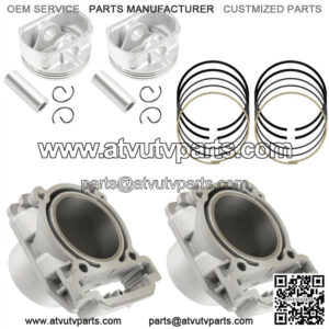 2 Cylinder Piston Ring fits Can-am Defender HD8/ Defender Max HD8 2016 2017-2021 (For: Can-Am)