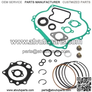 ENGINE REBUILD GASKET KIT RINGS & SEALS For KAWASAKI MULE 500 520 550 1990-2004  (For: More than one vehicle)