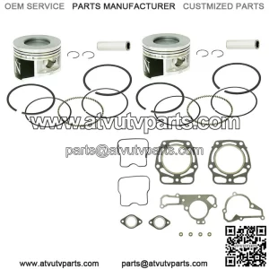 Namura Top-End Repair Kit for Kawasaki KA620 - 76.45mm - NA-20062-2K (For: More than one vehicle)