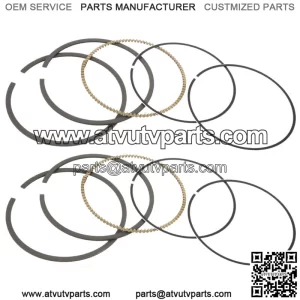 2 Piston Ring Kit for Polaris Sportsman 800 EFI 2005 2006 2007 2008 2009-2014 (For: Polaris Sportsman 800)