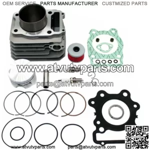 For 1988-2000 Honda TRX 300 Fourtrax FW 4x4 2x4 Cylinder Top End Rebuild Kit NEW (For: Honda)