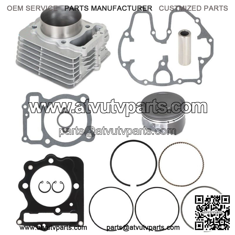 For 1999-2008 Honda TRX400EX Cylinder Big Bore Piston Top End Kit 89mm