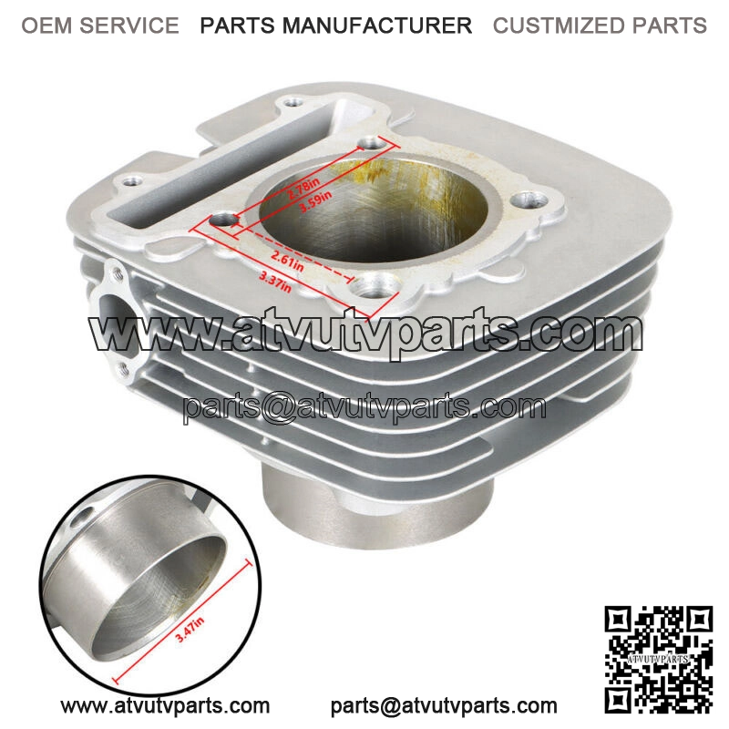 For 1987-2004 Yamaha Warrior 350 Cylinder Piston Gasket Top End Kit - Image 2