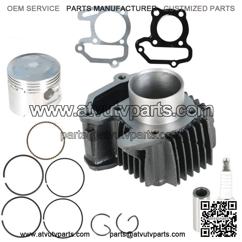 Engine Piston Cylinder Top End Kit for Yamaha Badger 80 1985-2001 80cc - Image 2