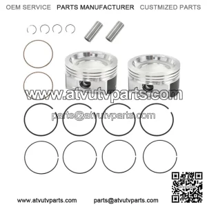 2 Cast Aluminium Cylinder Piston Kit for Polaris Sportsman 800 EFI 2005-2014