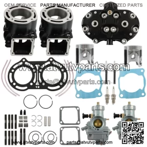 1987-2006 Cylinder Head Piston Gasket Top End Kit for Yamaha Banshee 350