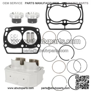 2008-2014 Cylinder Piston Gasket Top End Kit for Polaris Ranger 800 RZR 800