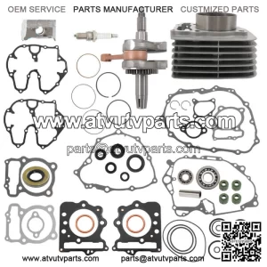 For 1999-2004 Honda 400EX 400X Crank Rod Motor Rebuild Repair Kit Piston Gaskets