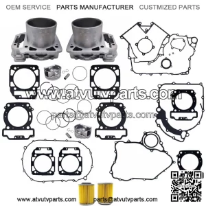 CFMoto 800 Cylinder I&II Piston Gasket Kit CF 800HO 550 Z8 U8 UForce ZForce