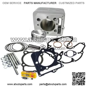 400EX 400X 87mm Big Bore Kit +2 Cylinder Piston 416cc Top End Rebuild Parts Kit