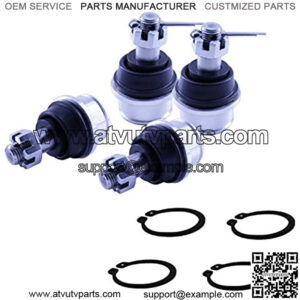 East Lake Axle upper and lower Ball Joint kit compatible with Yamaha Rhino 450/660 / 700 2004 2005 2006 2007 2008 2009-2013 37S-23549-01-00