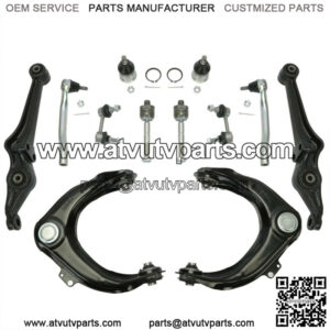 For 98-02 Honda Accord Front Upper Control Arms Ball Joint TieRod Suspension Kit