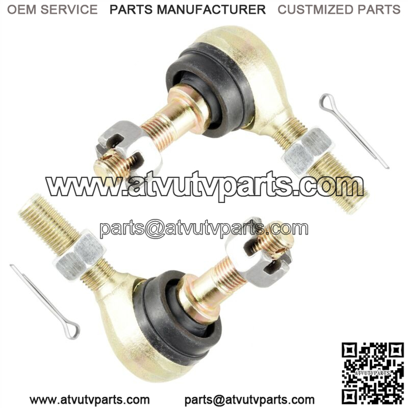 Pair Inner Outer Tie Rod End Kit for Polaris Predator 500 2003 2004 2005 2006