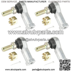 2 Sets Of Tie Rod End Kit for Honda TRX450FE Foreman Es 2002 2003 2004