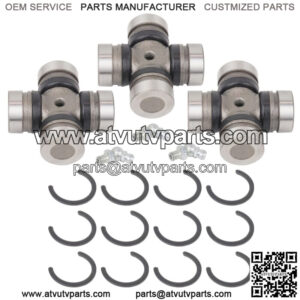 3 Front Rear Prop Shaft U-Joint for Polaris Ranger Crew XP 900 1000 2017-2018