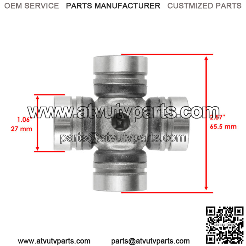 Rear Drive Shaft Outer U-Joint Kit For Polaris Sportsman 335 1999 2000 1590257 - Image 2