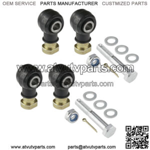 Two Sets Of Tie Rod End for Polaris Sportsman 700 2002 2003 2004 2005 2006 07 08