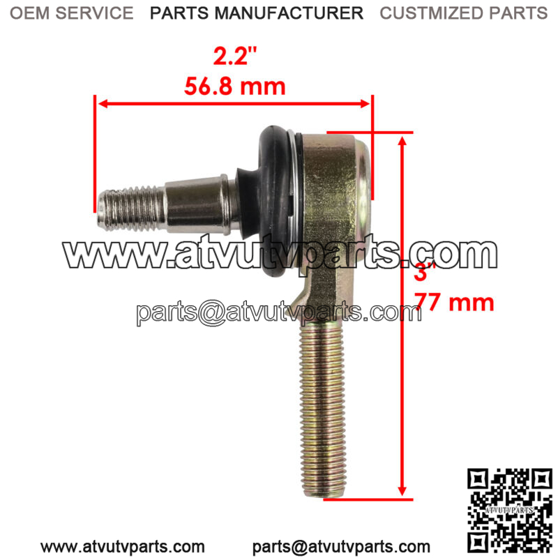 Tie Rod End Kit for Yamaha Warrior 350 YFM350 1987-1996 - Image 2