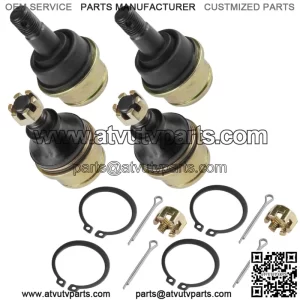 4 Upper and Lower Knuckle Ball Joint Fits Honda TRX350 Rancher 350 2000 - 2006
