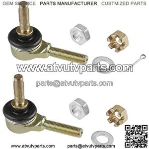 Tie Rod End Kit Compatible with Kawasaki Kvf400A Kvf400C Prairie 400 4X4 1997 1998 1999 2000