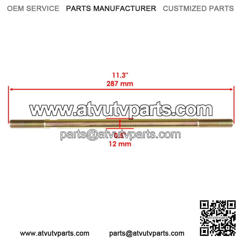 2 Tie Rod End Set for Can-Am Renegade 500 2008-2012/ Renegade 800 4X4 2008-2011 - Image 3