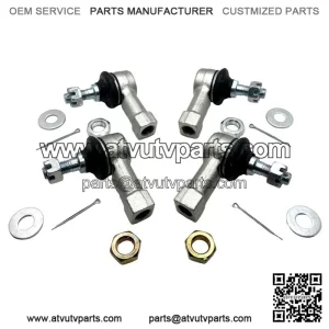 Heavy Duty Chromoly Tie Rod Ends End Left Right Kit TRX250R TRX400EX TRX450R
