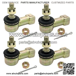 Heavy Duty Chromoly Tie Rod Ends Kit for Honda TRX250R TRX400EX TRX450R TRX300EX