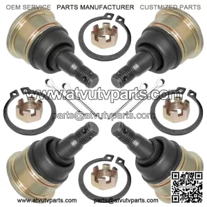 for Yamaha YFZ450X 10-11/ YFZ450 2004-13 Upper and Lower A-Arm Ball Joints 4 Pcs