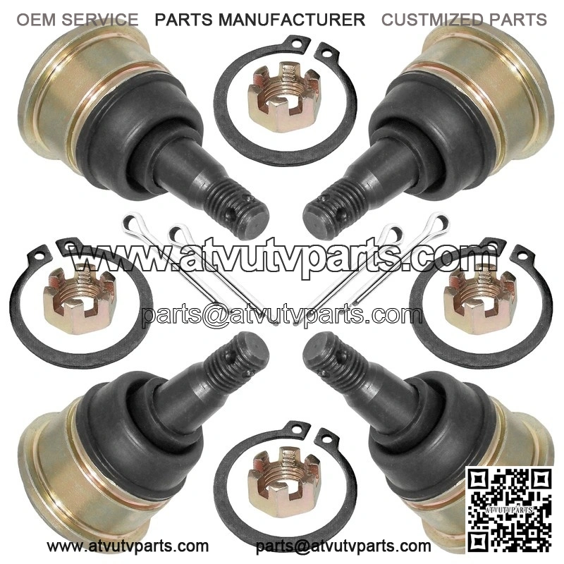 for Yamaha YFZ450X 10-11/ YFZ450 2004-13 Upper and Lower A-Arm Ball Joints 4 Pcs