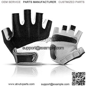 Cycling Gloves Bike Gloves Cycling Gloves for Men with Anti-Slip Shock-Absorbing Pad Bike Gloves for Men Road Mountain Bike Gloves Running Gloves Light Weight, Half Finger,Women, Youth