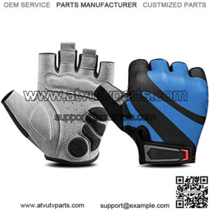 Cycling Gloves Bicycle Gloves for Men/Women, Bike Gloves Mens Half Finger Gloves, Breathable Shock-Absorbing Gel Bicycle Gloves for Road Cycling, Mountain Bikes