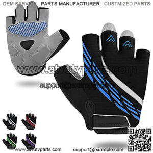 Bike Gloves Cycling Gloves for Men Women, Half Finger Gloves Anti Slip Shock Absorbing Mountain Bike Gloves, Padded able Breathable MTB Road Bicycle Gloves