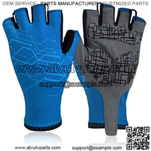 Cycling Gloves, Soft Light Half Finger Cycling Gloves, Shock-Absorb Gel Padded Gloves, Shockproof Cycling Gloves, Breathable Summer Cool Dry Bicycle Gloves Men Women