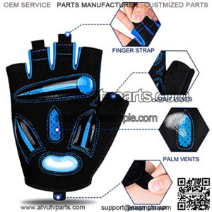 Cycling Gloves Half Finger Bike Gloves for Men Women MTB Road Mountain Gloves Gel Padded Breathable Anti-Slip Shock-Absorbing Short Bicycle Gloves for Cycling Sports Fitness (some sizes/colors)