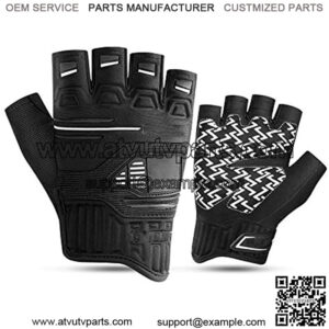 Cycling Gloves 5MM Padded Half Finger Glove Shock Absorbing Breathable Anti Slip Road Bike MTB