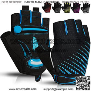 Cycling Gloves Half Finger Bike Gloves 5MM Liquid Gel Pads Bicycle Gloves Shock-Absorbing Mountain Bike Gloves Anti-Slip DH Road MTB Gloves for Men Women