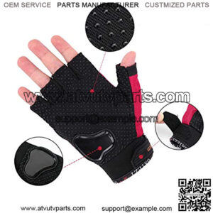 Bike Cycling Gloves Mountain Bike Gloves,Bicycle Gloves Half Finger Gel Pad Shock-Absorbing,Anti- Slip Road Riding Gloves Breathable Sports Gloves for Men and Women