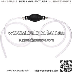 Brandon-super Gasoline Siphon Hose, Gas Oil Water Fuel Transfer Siphon PumpManual fuel pump, Fuel Transfer Pump with 2 Eco-Friendly Hose