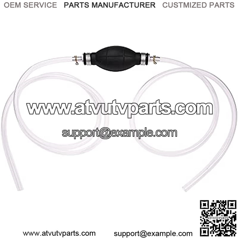 Brandon-super Gasoline Siphon Hose, Gas Oil Water Fuel Transfer Siphon PumpManual fuel pump, Fuel Transfer Pump with 2 Eco-Friendly Hose
