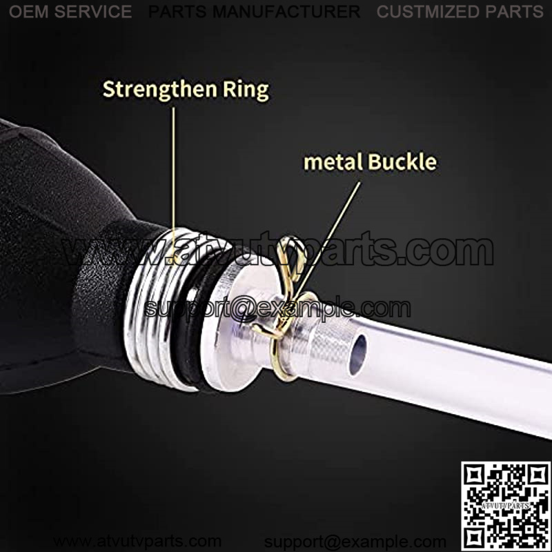Brandon-super Gasoline Siphon Hose, Gas Oil Water Fuel Transfer Siphon PumpManual fuel pump, Fuel Transfer Pump with 2 Eco-Friendly Hose - Image 2