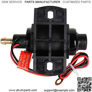 Electric Gasoline Fuel Pump Universal 5/16 inch Inlet and Outlet 12V 1-2A 35GPH 4-7 P.S.I. Operating Fuel Pressure 2-wire Design